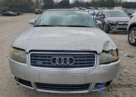 2005 Audi A4 Quattro Cabriolet z USA, uszkodzony, nr VIN WAUDT48H25K005641